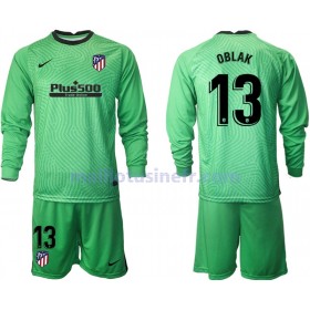 Maillot de Foot Atlético Madrid Jan Oblak 13 Gardien 2020-21 Manches Longues V001 - Enfant